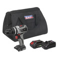Sealey CP20VDDXKIT1 Premier SV20 Series 13mm Brushless Cordless Combi Drill Kit 20V 2Ah