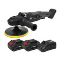 Premier SV20 Series 180mm Brushless Cordless Rotary Polisher 20V 4Ah - 2 Batteries