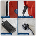 Sealey CRM10 Cable Reel System Retractable 10m 2 x 230V Socket