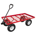 Sealey CST806 Platform Truck with Sides Pneumatic Tyres 350kg Capacity