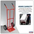 Sealey CST987 Sack Truck with Pneumatic Tyres 200kg Capacity