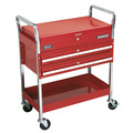 Sealey Superline PRO® Heavy-Duty Trolley with Lockable Top & 2 Drawers 2-Level