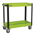 Sealey CX109HV Superline PRO&reg; Heavy-Duty Workshop Trolley 2-Level - Hi-Vis Green