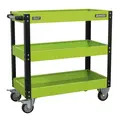 Sealey CX110HV Superline PRO&reg; Heavy-Duty Workshop Trolley 3-Level - Hi-Vis Green