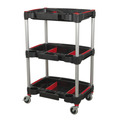 Sealey CX313 Composite Workshop Trolley with Parts Storage 3-Level