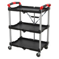 Sealey CX314 Folding Workshop Trolley 3-Level