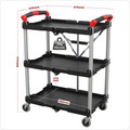 Sealey CX314 Folding Workshop Trolley 3-Level