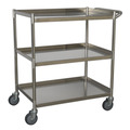 Sealey Premier™ Stainless Steel Workshop Trolley 3-Level