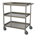 Sealey Premier™ Stainless Steel Workshop Trolley 3-Level