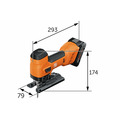 Fein F-Iron Jig 26 AS 18V Brushless Jigsaw - Body Only