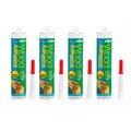 Everbuild 484684x4 Lumberjack 30 MIN PU Wood Adhesive Tube 310 mL x 4