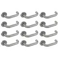 Eclipse 34406x6 Fire Rated 19mm Safety Lever On Rose Set - SSS - 6 Pack (12 Handles)