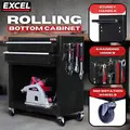 Excel 30697 Roller Tool Chest Cabinet 8 Drawers Storage Toolbox Black