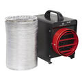 Sealey DEH2001 Industrial Fan Heater with Ducting 2kW/230V