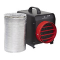Sealey Industrial Fan Heater with Ducting 5kW