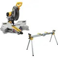DeWalt DWS780-GB 240v 305mm Compound Slide Mitre Saw with DE7023 Leg Stand