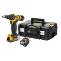 DeWALT DEWDCF403E1T DCF403E1T XR 3/16in Brushless Riveter 1 x 1.7Ah POWERSTACK Li-ion