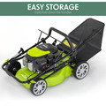 Sealey Dellonda Hand-Propelled Petrol Lawnmower Grass Cutter, 127cc 16