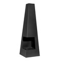 Sealey DG105 Dellonda Chiminea, Wood Burner, Heater for Outdoors W45cm x H150cm - Black Steel