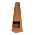 Sealey DG106 Dellonda Chiminea, Wood Burner, Heater for Outdoors W45cm x H150cm, Corten Steel