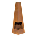 Sealey DG106 Dellonda Chiminea, Wood Burner, Heater for Outdoors W45cm x H150cm, Corten Steel
