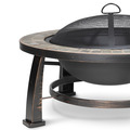 Sealey DG111 Dellonda 76cm Deluxe Traditional Style Fire Pit/Fireplace/Outdoor Heater - Slate