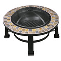 Sealey DG111 Dellonda 76cm Deluxe Traditional Style Fire Pit/Fireplace/Outdoor Heater - Slate