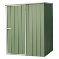 Sealey Dellonda Galvanized Steel Storage Shed with Pent Style Roof 151 x 151 x 200cm - Green