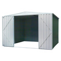 Sealey Dellonda Galvanized Steel Storage Shed with Apex Style Roof 300 x 300 x 220cm - Green