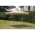 Sealey DG126 Dellonda Premium 2x2m Pop-Up Gazebo, Heavy Duty, PVC Coated, Water-Resistant Fabric, Supplied with Carry Bag, Rope, Stakes & Weight Bags - Beige Canopy