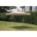 Sealey DG130 Dellonda Premium 3 x 3m Pop-Up Gazebo, PVC Coated, Water-Resistant Fabric, Supplied with Carry Bag, Rope, Stakes & Weight Bags - Beige Canopy