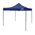 Sealey DG131 Dellonda Premium 3 x 3m Pop-Up Gazebo, PVC Coated, Water-Resistant Fabric, Supplied with Carry Bag, Rope, Stakes & Weight Bags - Blue Canopy