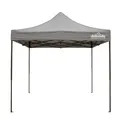 Sealey DG137 Dellonda Premium 3 x 4.5m Pop-Up Gazebo, Heavy Duty, PVC Coated, Water-Resistant Fabric, Supplied with Carry Bag, Rope, Stakes & Weight Bags - Grey Canopy