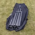 Sealey DG140 Dellonda Premium 3x6m Pop-Up Gazebo, Heavy Duty, PVC Coated, Water-Resistant Fabric, Supplied with Carry Bag, Rope, Stakes & Weight Bags - Dark Green Canopy