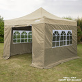 Sealey DG142 Dellonda Premium Side Walls/Doors/Windows for Gazebo/Marquee, Fits 2 x 2m Models - Beige