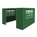 Sealey DG144 Dellonda Premium Side Walls/Doors/Windows for Gazebo/Marquee, Fits 2 x 2m Models - Dark Green