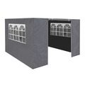 Sealey DG145 Dellonda Premium Side Walls/Doors/Windows for Gazebo/Marquee, Fits 2 x 2m Models - Grey