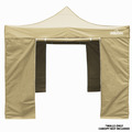 Sealey DG146 Dellonda Premium Gazebo/Marquee Side Walls/Doors/Windows, Fits 3 x 3m Models - Beige