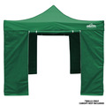 Sealey DG148 Dellonda Premium Gazebo/Marquee Side Walls/Doors/Windows, Fits 3 x 3m Models - Dark Green