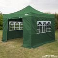 Sealey DG148 Dellonda Premium Gazebo/Marquee Side Walls/Doors/Windows, Fits 3 x 3m Models - Dark Green