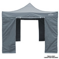 Sealey DG149 Dellonda Premium Gazebo/Marquee Side Walls/Doors/Windows, Fits 3 x 3m Models - Grey
