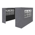 Sealey DG149 Dellonda Premium Gazebo/Marquee Side Walls/Doors/Windows, Fits 3 x 3m Models - Grey