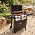 Sealey DG14 Dellonda 3 Burner Gas BBQ Grill with Piezo Ignition & Thermometer