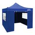 Sealey DG161 Dellonda Premium 2x2m Pop-Up Gazebo & Side Walls, PVC Coated, Water-Resistant Fabric, Supplied with Carry Bag, Rope, Stakes & Weight Bags - Blue