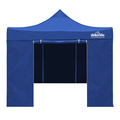 Sealey DG161 Dellonda Premium 2x2m Pop-Up Gazebo & Side Walls, PVC Coated, Water-Resistant Fabric, Supplied with Carry Bag, Rope, Stakes & Weight Bags - Blue
