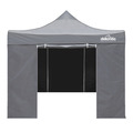 Sealey DG163 Dellonda Premium 2x2m Pop-Up Gazebo & Side Walls, PVC Coated, Water-Resistant Fabric, Supplied with Carry Bag, Rope, Stakes & Weight Bags - Grey