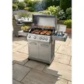 Sealey DG17 Dellonda 4+1 Burner Deluxe Gas BBQ Grill with Piezo Ignition & Thermometer - Stainless Steel