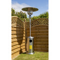 Sealey DG2 Dellonda Outdoor Garden Gas Patio Heater 13kW Commercial & Domestic Use, Stainless Steel