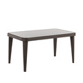 Sealey DG206 Dellonda Weather-Resistant Polypropylene/Fibreglass Dining Table with Tempered Glass Top - Dark Brown
