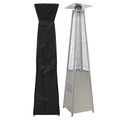 Sealey DG225 Dellonda Pyramid Gas Patio Heater 13kW for Commercial & Domestic Use, Stainless Steel, Supplied with Cover
